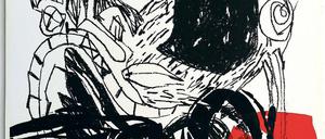 Kopfgebilde. „Zwischenspiele“: Plakat von Hans Scheuerecker, 1989.