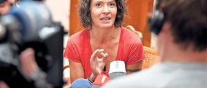 Ulrike Folkerts am "Tatort"-Set