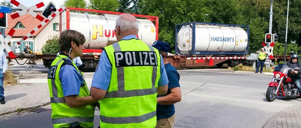 Der Unfall in Caputh.