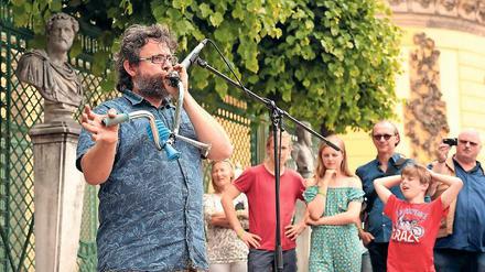 Kreative Instrumente. Fahrradkonzert mit Xavi Lozano.