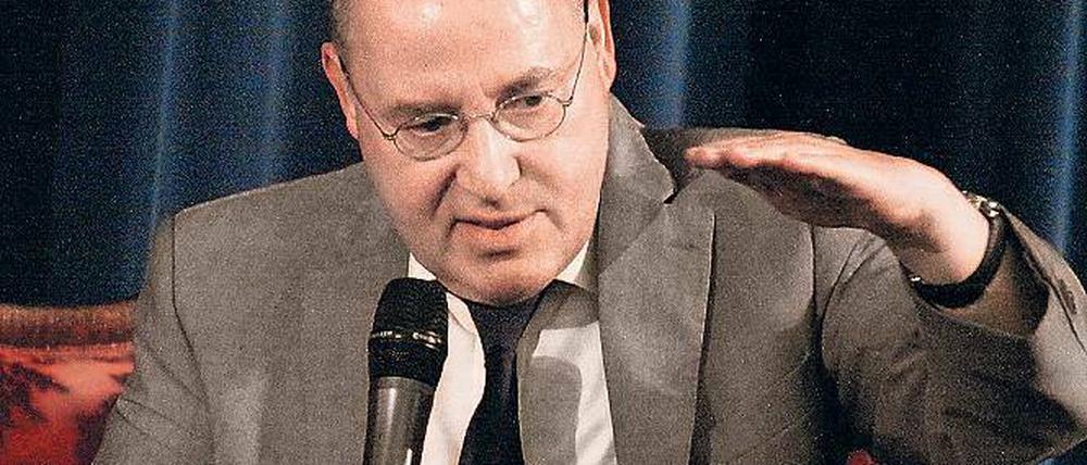 In seinem Element. Gregor Gysi am Freitagabend im Filmmuseum.