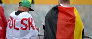 Über 830 polnische Staatsangehörige leben in Potsdam. Dieses Foto ist beim Spiel Deutschland gegen die Ukraine entstanden.