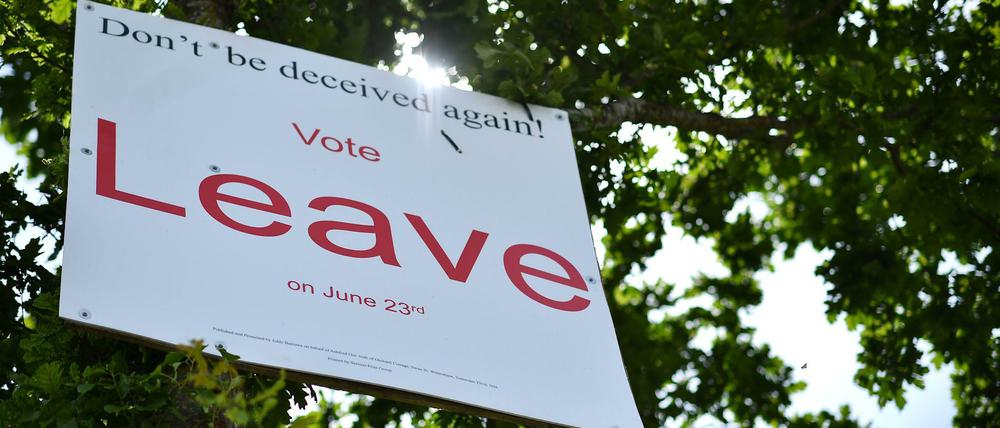 Viele Briten wollen raus der EU.