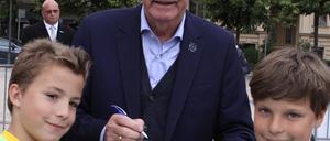 Ottmar Hitzfeld kam nach Potsdam.