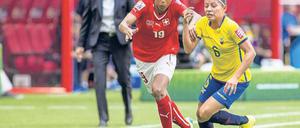 Stürmische Schweizerin. Eseosa Aigbogun (l.) spielt ab demnächst für Turbine.