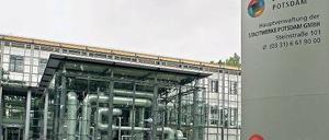 Im Zentrum. Die Stadtwerke-Zentrale und Sitz der Energie- und Wasser Potsdam GmbH in der Babelsberger Steinstraße.