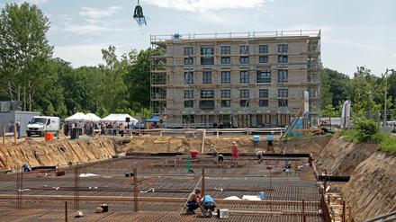 2017 sollen die 32 neuen Wohnungen im Bornstedter Feld fertig sein.
