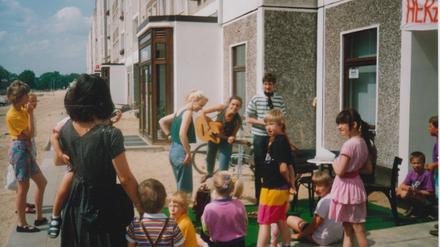 Farbe im Plattenviertel. In Drewitz startete das Sekiz 1991.