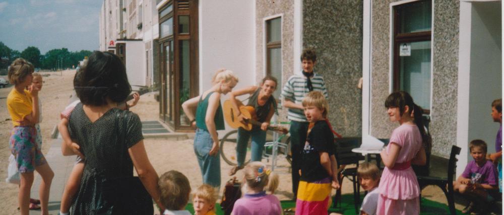 Farbe im Plattenviertel. In Drewitz startete das Sekiz 1991.