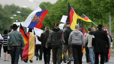 Nur 30 Pogida-Teilnehmer kamen nach Potsdam.