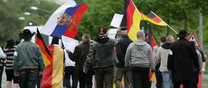 Nur 30 Pogida-Teilnehmer kamen nach Potsdam.