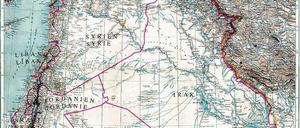 Teile und herrsche. Nördlich der Sykes-Picot-Linie war das Einflussgebiet der Franzosen, südlich das der Briten.