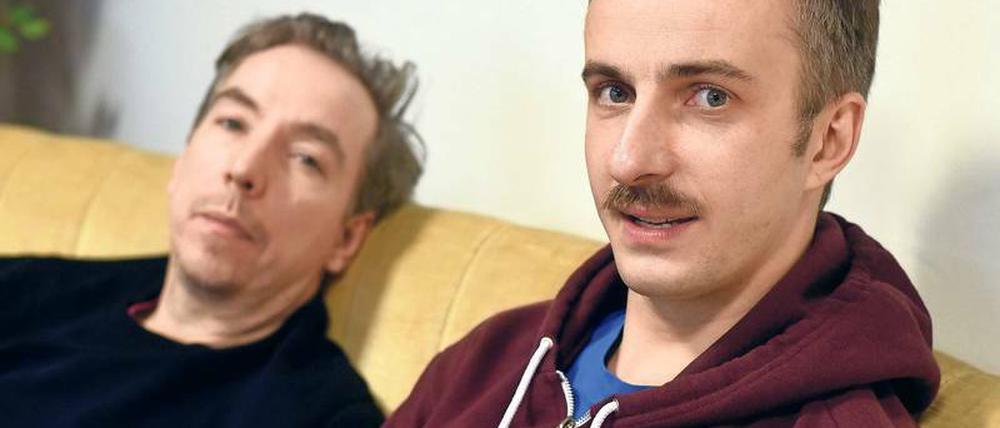 „Fest &amp; Flauschig“: Olli Schulz (links) und Jan Böhmermann.