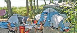 Urlaub in Brandenburg: Ein Campingplatz für Erwachsene ist umstritten.