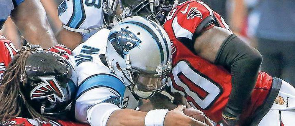 Es geht zur Sache. American Football ist eine Kollisionssportart.