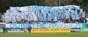 Große Choreografien wie diese wird es in Babelsberg vorerst nicht mehr geben.
