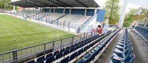 Das Karl-Liebknecht-Stadion. Vieleicht etwa klein für Hertha, aber vielleicht ist woanders in der Stadt noch Platz.