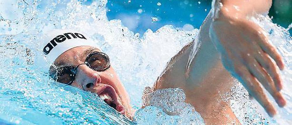 Nach Rio kraulen. Yannick Lebherz peilt einen Olympia-Staffelstart an.