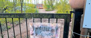 Rückkehr geplant. Bald sollen hier wieder Karotten und Kürbisse wachsen.
