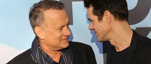 Bei der Europapremiere von "Ein Hologramm für den König": Darsteller Tom Hanks und Regisseur Tom Tykwer.