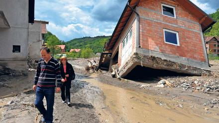 Verheerend. Die Balkan-Flut im Mai 2014 verursachte Kosten in Höhe von 3,5 Milliarden Euro.