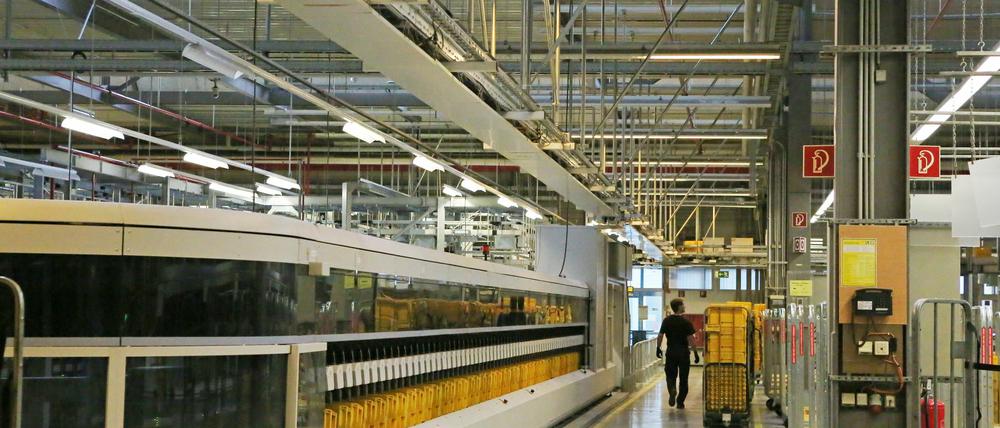 Im Briefverteilzentrum in Stahnsdorf wurde eingebrochen.