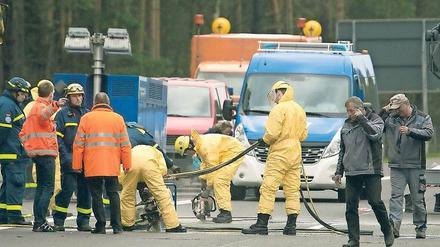 Tiefergelegt. Die Bombe unter der A 15 ist schwer zu entschärfen.