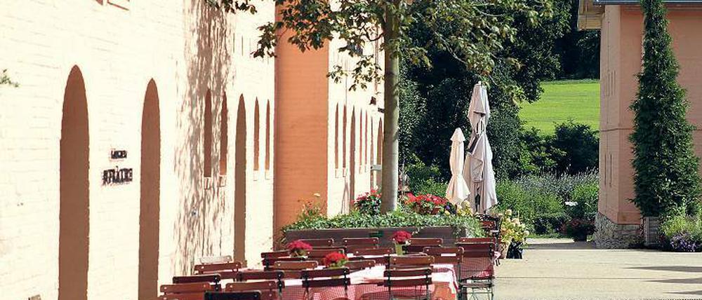 Nur an den Wochenenden ist das Krongut voll, werktags verirren sich nur wenige Touristen nach Bornstedt.