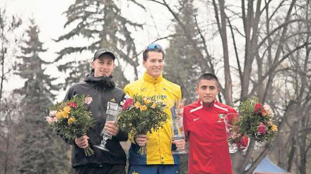 Top-Zeit, Top-Platz. Christopher Linke (l.) wurde in Podebrady Zweiter.