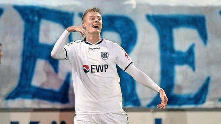 Trifft für den SVB. Matthias Steinborn steht bei nun elf Saisontoren.
