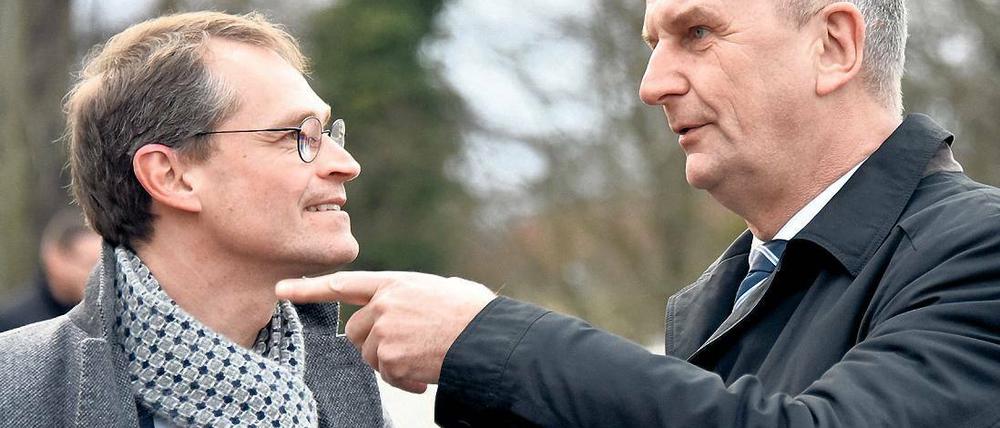 Blockiert. Die Zusammenarbeit zwischen den beiden Bundesländern und ihren Regierungschefs, Michael Müller und Dietmar Woidke (beide SPD), war schon mal besser. Jetzt hakt es bei der Justiz.