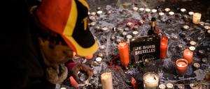 Trauer und Anteilnahme in Brüssel nach den Anschlägen am Dienstag.