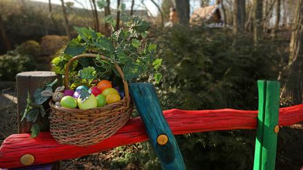 Ein Hauch von Ostern im Filmpark Babelsberg.