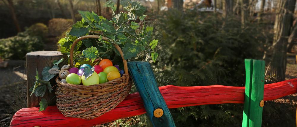Ein Hauch von Ostern im Filmpark Babelsberg.