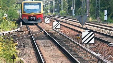 Abgefahren. Das einzige S-Bahn-Gleis nach Berlin muss saniert werden.