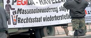 In Rathenow stößt ein rechtes Bürgerbündnis mit Demonstrationen seit Monaten auf vergleichsweise viel Resonanz.