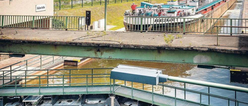 Vorerst gestorben. Für die Kleinmachnower Schleuse gibt es in den nächsten 15 Jahren nicht mal Planungsgelder. Immerhin steht sie noch im „weiteren Bedarf“.