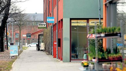 Hohe Kundenfrequenz? Viel Publikumsverkehr gibt es nicht in der Georg-Hermann-Allee.