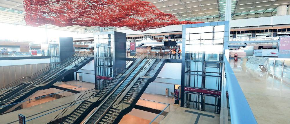 Das soll eine Leere sein. Den BER – hier die Haupthalle – versucht seit einem Jahr Karsten Mühlenfeld bis 2017 fertig zu bekommen.
