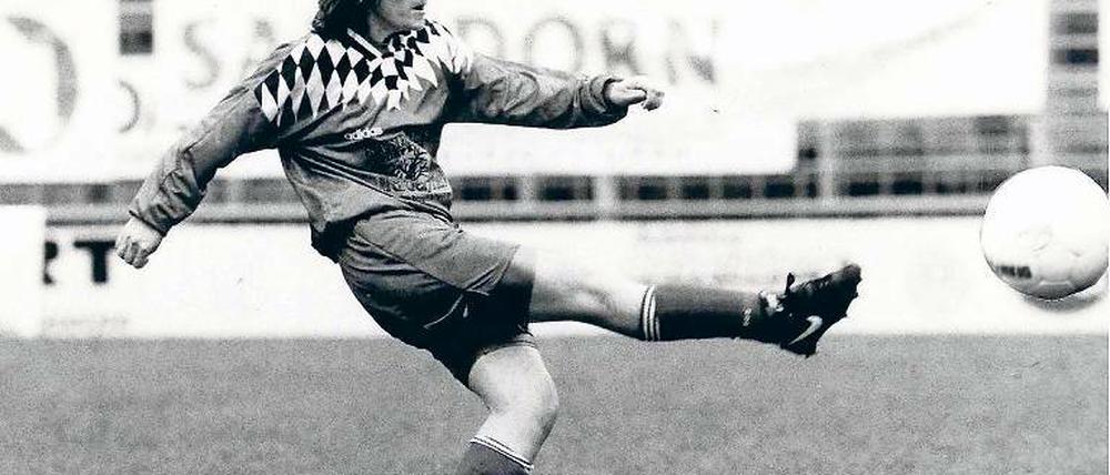 Einer der ersten Turbine-Importe. Natalia Bunduki kam 1994 zu Turbine Potsdam. Bevor sie ihre Fußballkarriere startete, war die Moldawierin im Speerwurf aktiv.