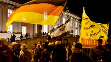 In der vergangenen Woche nahmen nur noch 60 Personen am Pogida-Aufmarsch teil.