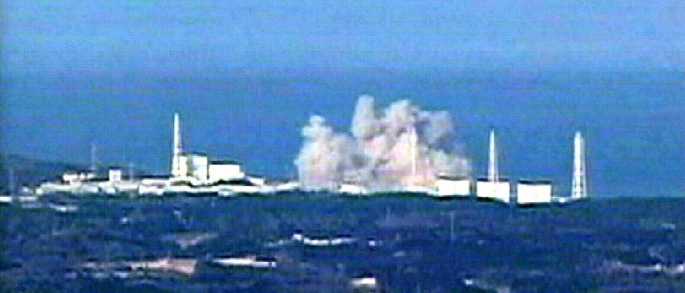 Der Gau: Explosion im Atomkraftwerk Fukushima vor fünf Jahren.