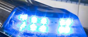 Polizei im Einsatz.