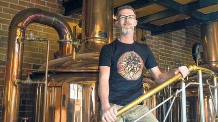 Liebt die Vielfalt. Der Cottbuser Unternehmer und Biersommelier Olaf Wirths, Gründer des Labieratoriums, experimentiert gerne mit den Geschmacksmöglichkeiten von Bier.