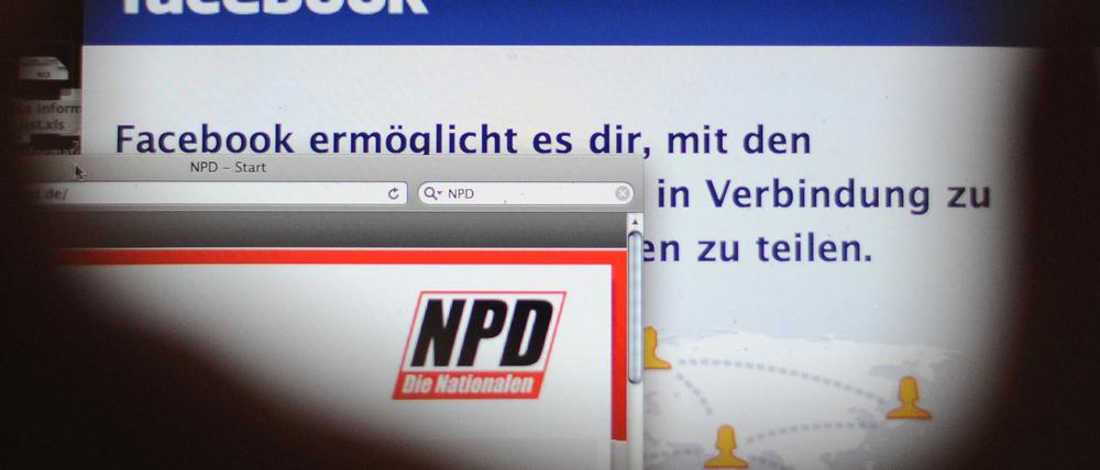 Der Verfassungsschutz beobachtet, wie rechtsextreme Inhalte über soziale Netzwerke kommuniziert und verteilt werden.