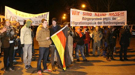 In der vergangenen Woche versammelten sich etwa 70 Pogida-Teilnehmer im Bornstedter Feld.