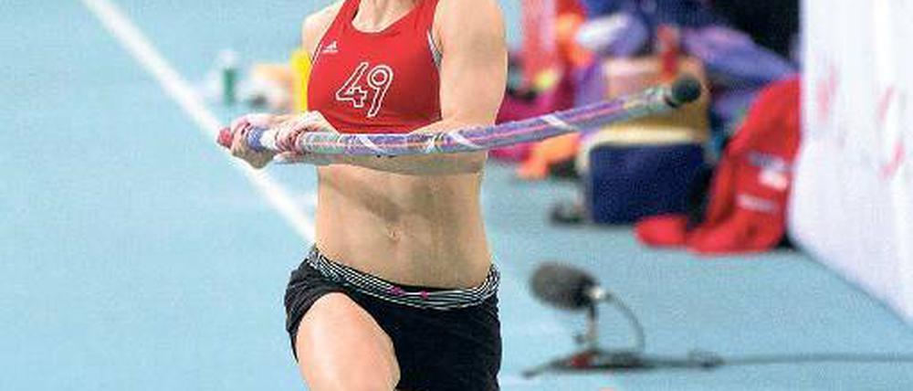Persönlicher Höhenflug. Annika Roloff überquerte erstmals 4,46 Meter.