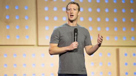 Facebook-Chef Mark Zuckerberg beim Townhall-Meeting am Freitag in Berlin.