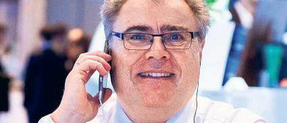 Hans-Joachim Allgaier bei der Arbeit.