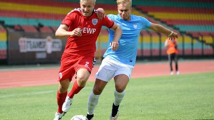 SVB-Verteidiger Severin Mihm (l.) ist auf engagierte Gegenwehr vorbereitet.